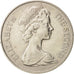 Saint Helena, Elizabeth II, 25 Pence, Crown, 1973, AU(55-58), Copper-nickel,KM 5