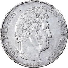 Monnaie, France, Louis-Philippe, 5 Francs, 1847, Paris, TB+, Argent