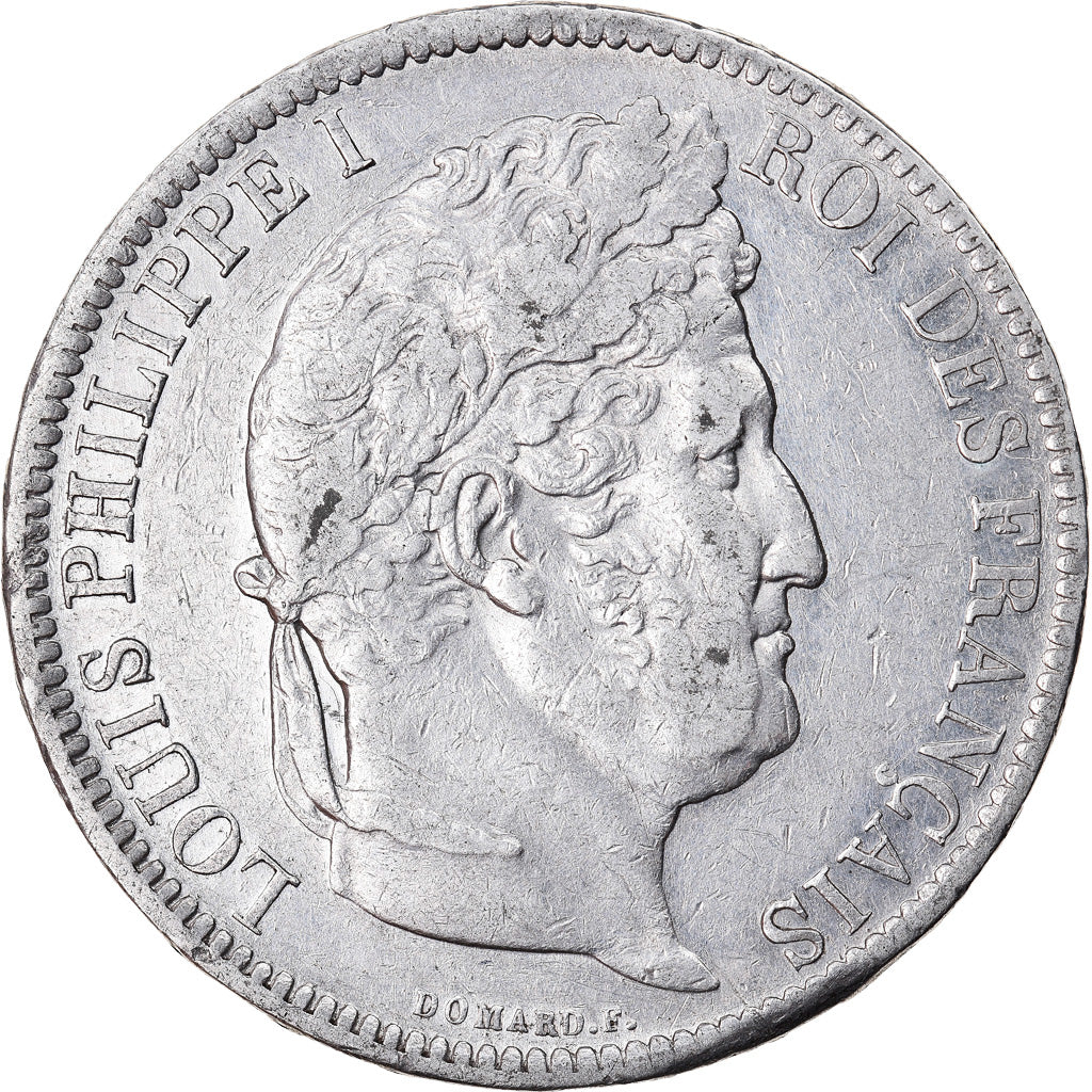 Coin, France, Louis-Philippe, 5 Francs, 1831, Paris, VF(30-35), Silver