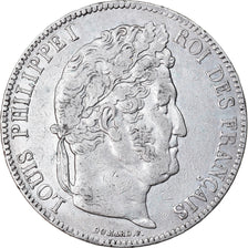 Monnaie, France, Louis-Philippe, 5 Francs, 1836, Lille, TTB, Argent