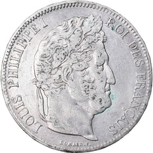 Monnaie, France, Louis-Philippe, 5 Francs, 1833, Lille, TTB, Argent