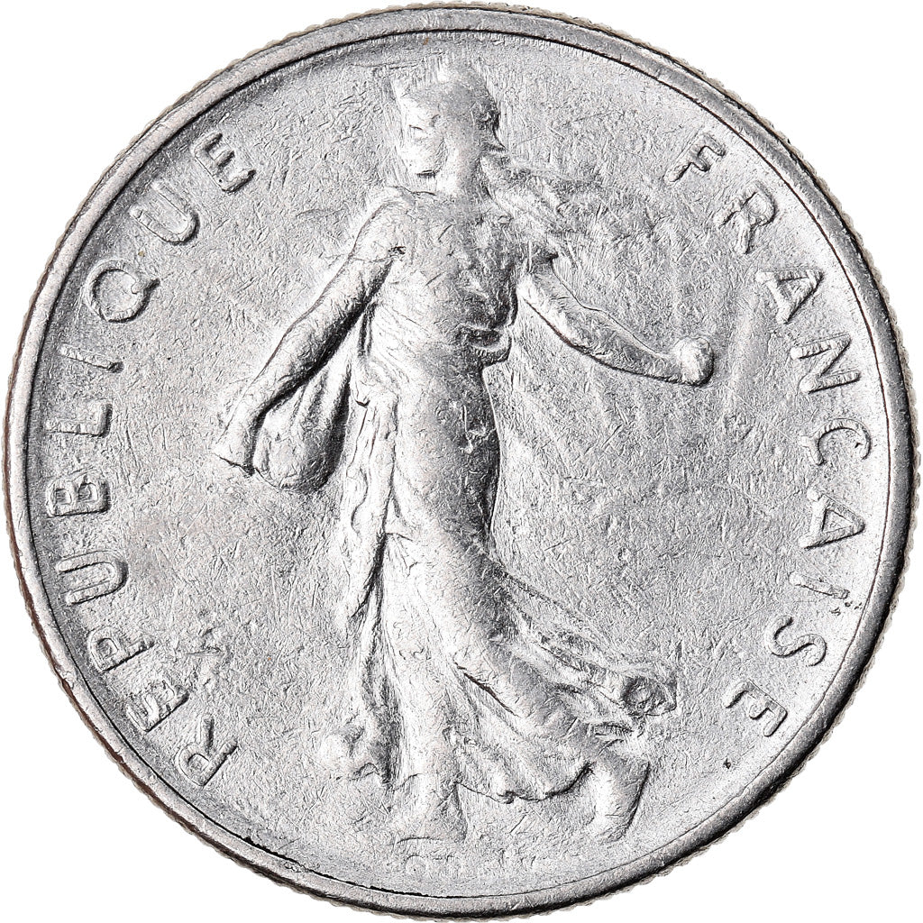 Moneta, Francia, Semeuse, 1/2 Franc, 1970, Paris, MB+, Nichel, KM:931.1