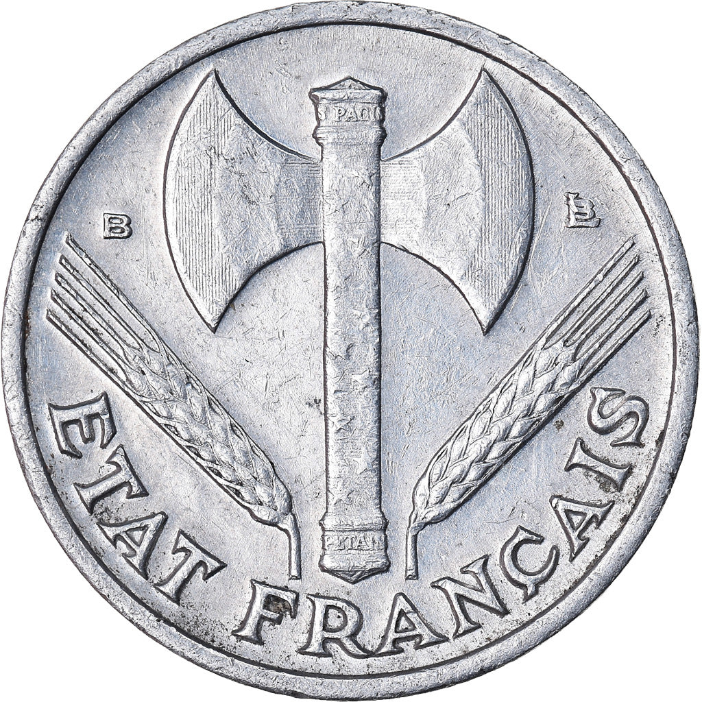 Moneta, Francia, Bazor, 50 Centimes, 1944, Beaumont - Le Roger, BB+, Alluminio