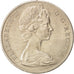 Gibraltar, Elizabeth II, Crown, 1967, AU(55-58), Copper-nickel, KM:4