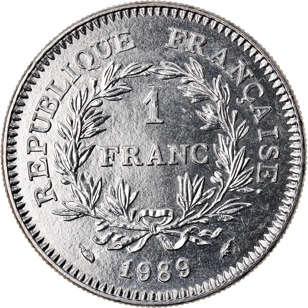 Moneda, Francia, 1 Franc, 1989, EBC, Níquel, KM:967, Gadoury:477
