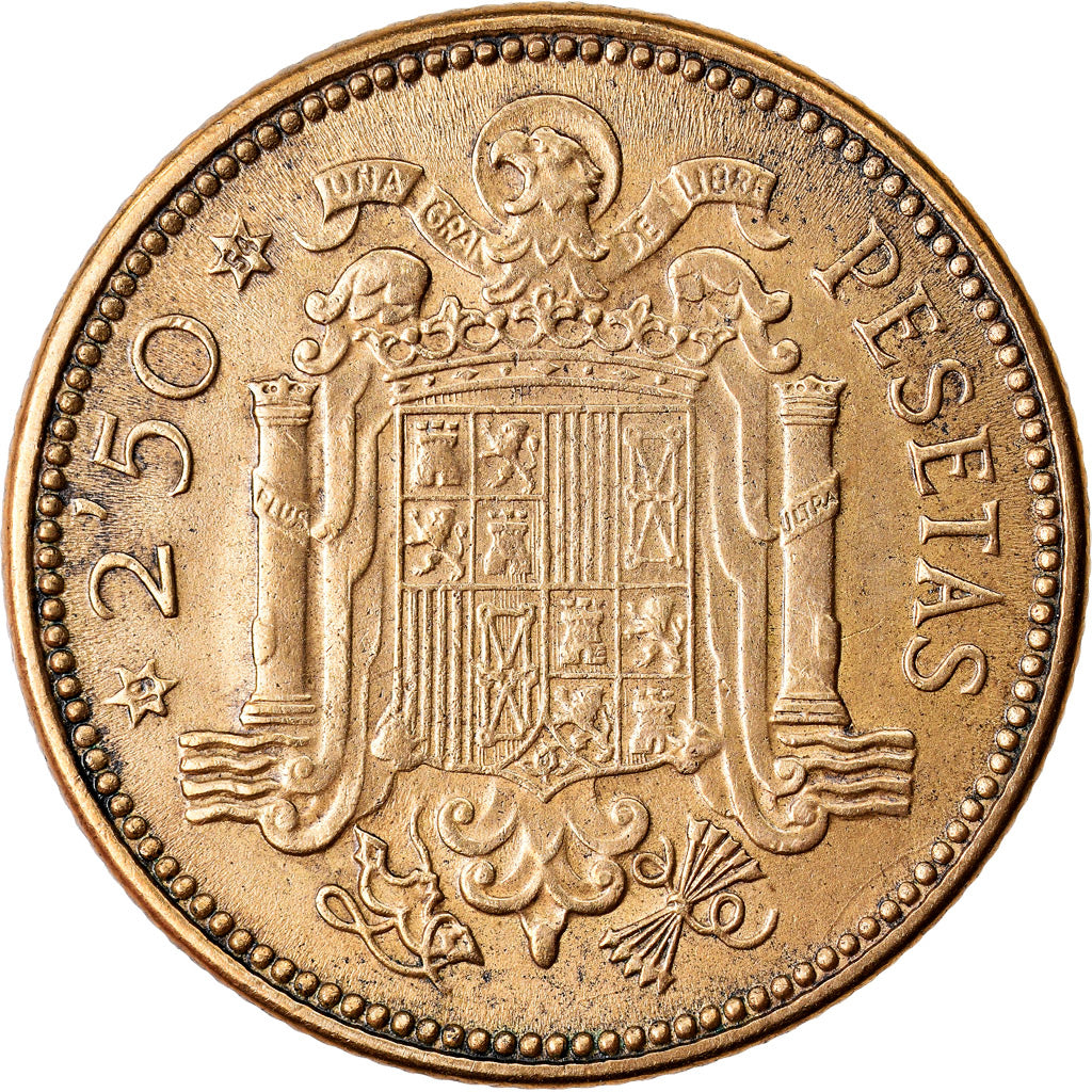 Coin, Spain, Caudillo and regent, 2-1/2 Pesetas, 1954, Madrid, AU(50-53)
