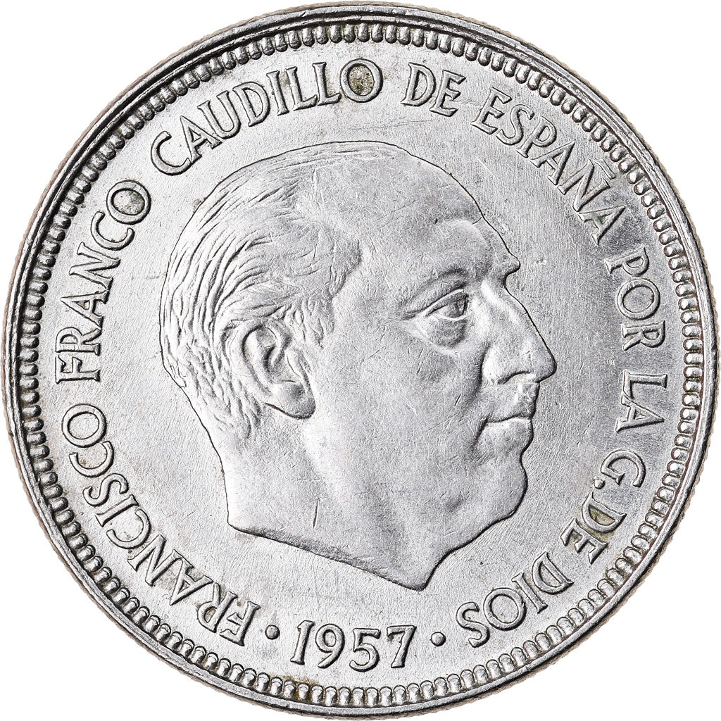Münze, Spanien, Caudillo and regent, 5 Pesetas, 1960, SS+, Copper-nickel
