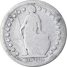 Coin, Switzerland, 1/2 Franc, 1879, Bern, F(12-15), Silver, KM:23