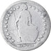 Coin, Switzerland, 1/2 Franc, 1879, Bern, F(12-15), Silver, KM:23