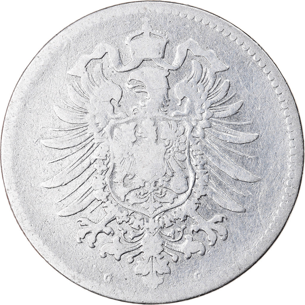 Coin, GERMANY - EMPIRE, Wilhelm I, Mark, 1874, Karlsruhe, VF(20-25), Silver
