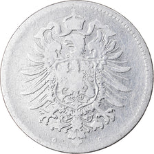 Moneta, NIEMCY - IMPERIUM, Wilhelm I, Mark, 1874, Karlsruhe, VF(20-25), Srebro