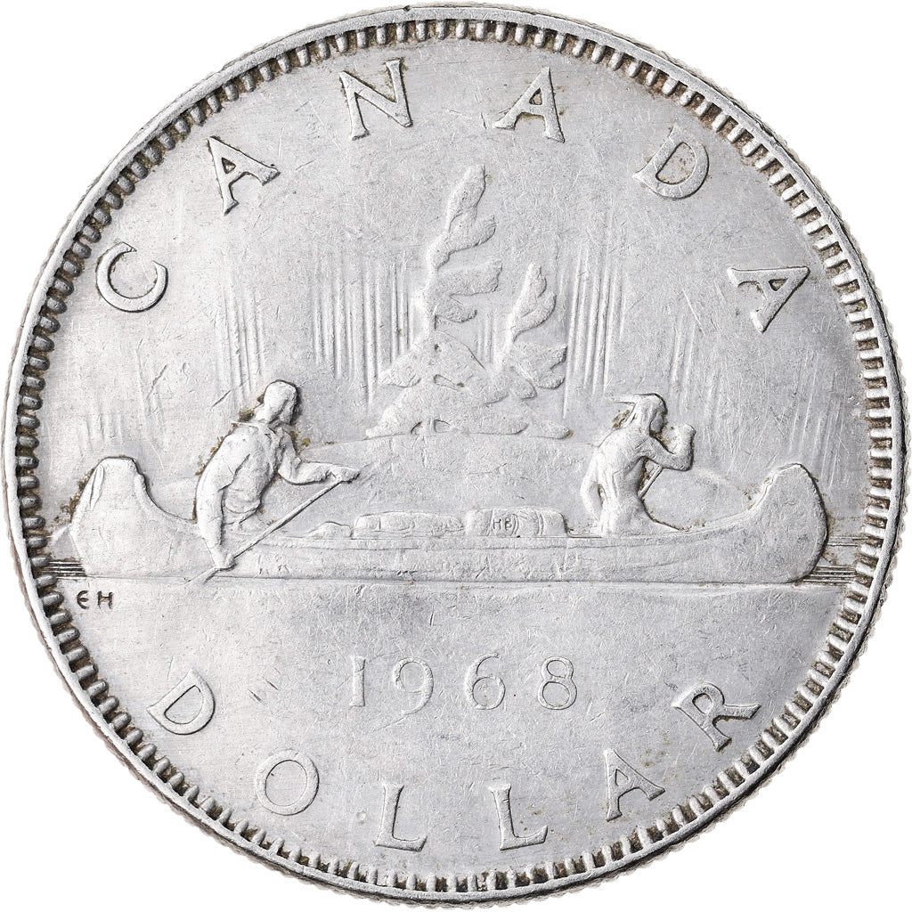 Münze, Kanada, Elizabeth II, Dollar, 1968, Royal Canadian Mint, SS, Nickel
