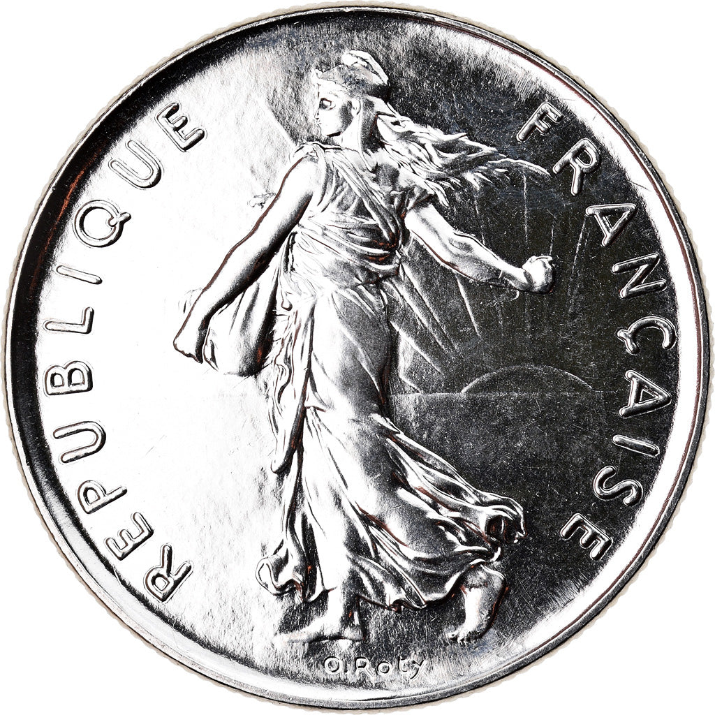 Coin, France, Semeuse, 5 Francs, 2001, Paris, BU, MS(65-70), Nickel Clad
