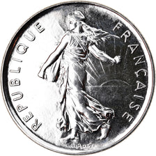 Coin, France, Semeuse, 5 Francs, 2001, Paris, BU, MS(65-70), Nickel Clad