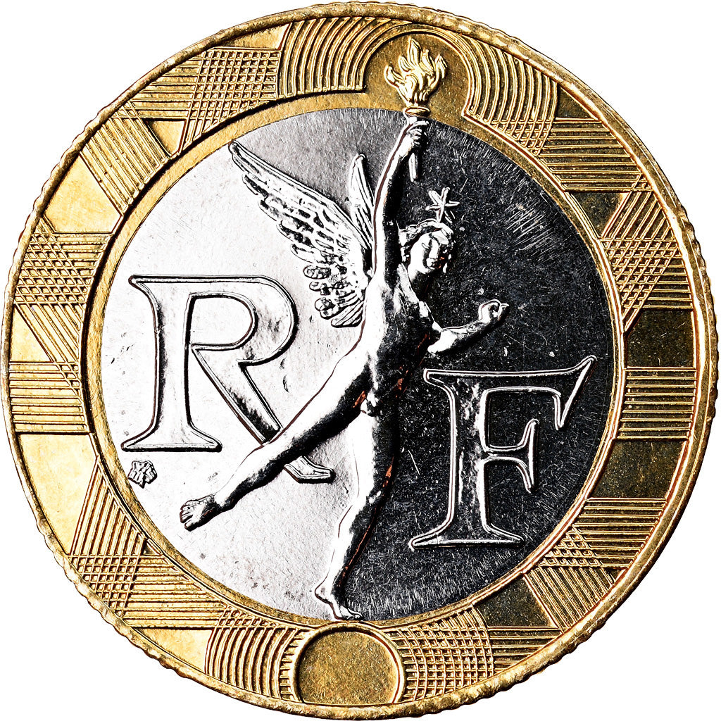 Münze, Frankreich, 10 Francs, 2001, Paris, BU, STGL, Bi-Metallic, Gadoury:827
