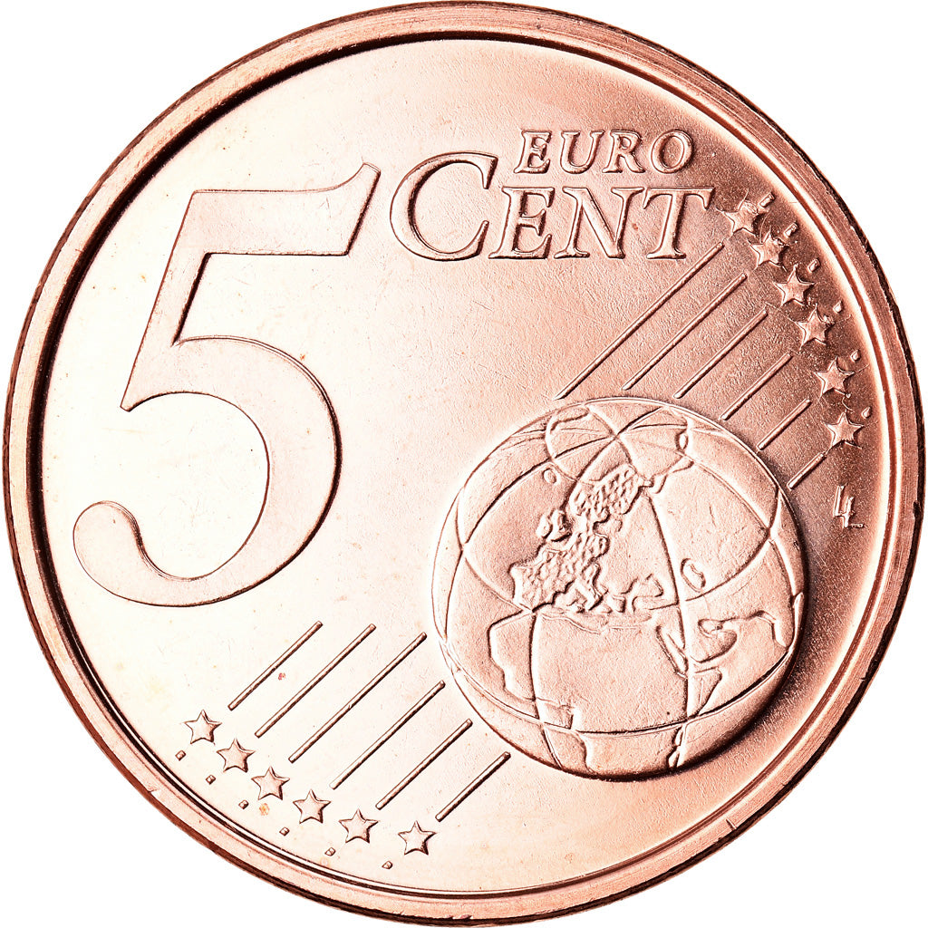 Estonia, 5 Euro Cent, 2011, BU, FDC, Acciaio placcato rame, KM:63