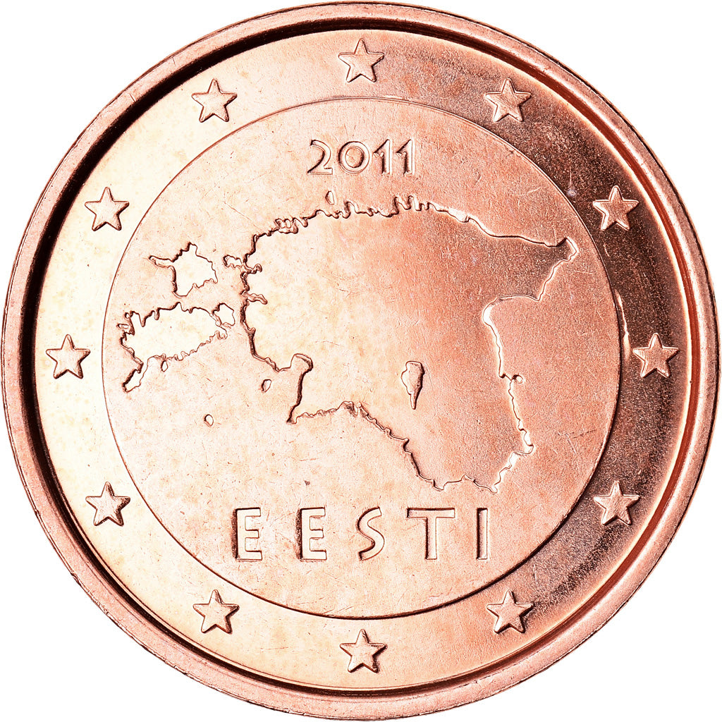 Estonia, 2 Euro Cent, 2011, Vantaa, BU, FDC, Acciaio placcato rame, KM:62