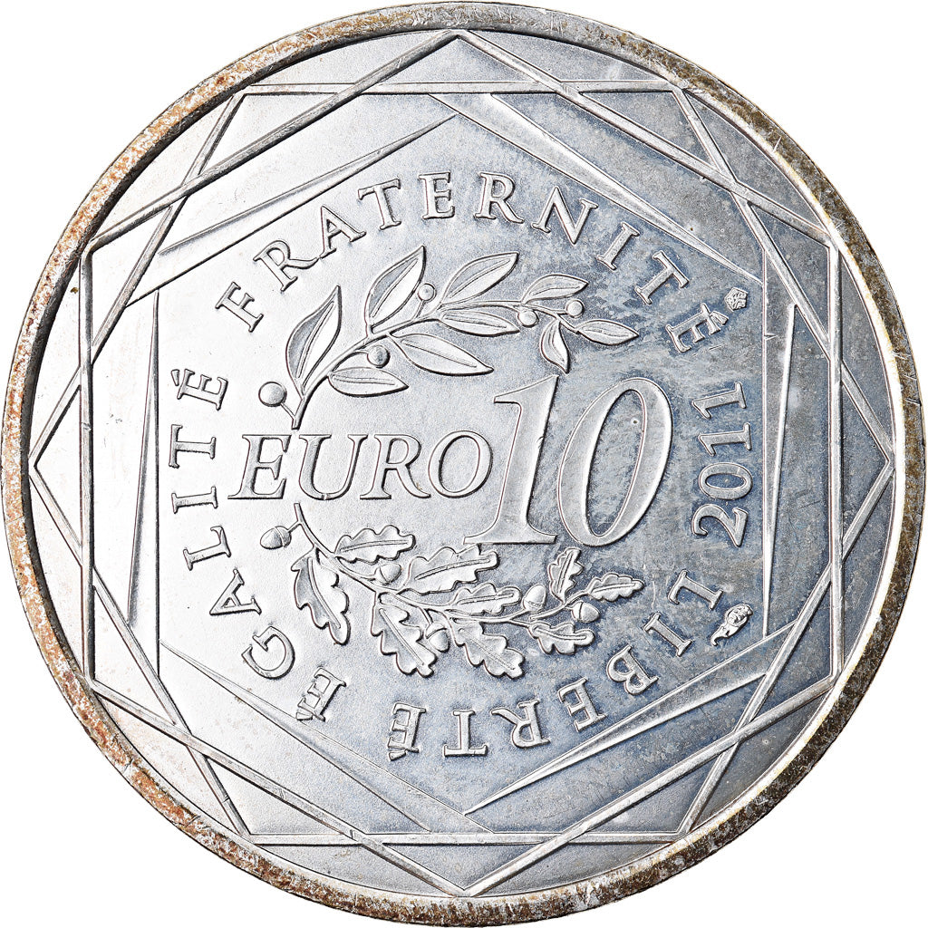 France, 10 Euro, 2011, FDC, Argent, Gadoury:EU450, KM:1726