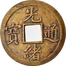 Moeda, China, KWANGTUNG PROVINCE, Kuang-hs, Cash, 1875-1908, Kuang, EF(40-45)