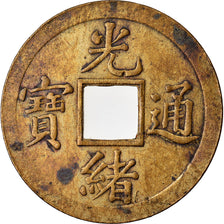 Moneta, China, KWANGTUNG PROVINCE, Kuang-hs, Cash, 1875-1908, Kuang, VF(20-25)
