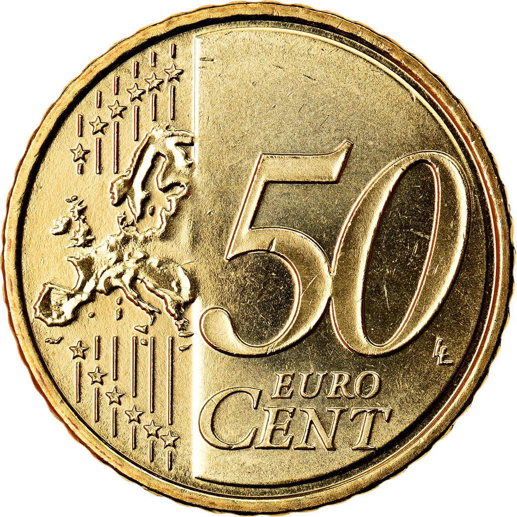 Finlandia, 50 Euro Cent, 2010, SC, Latón, KM:128