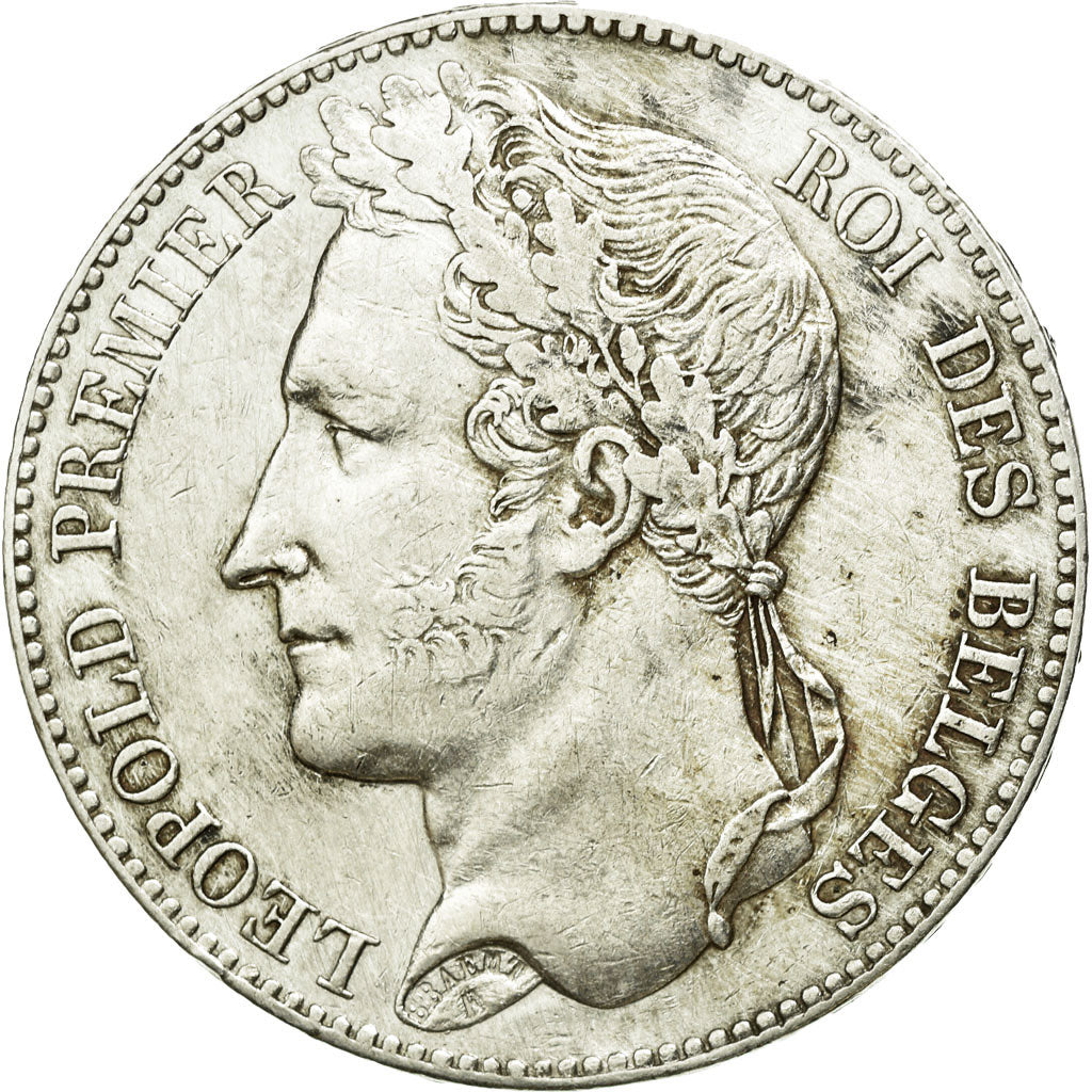 Coin, Belgium, Leopold I, 5 Francs, 5 Frank, 1848, VF(30-35), Silver, KM:3.2