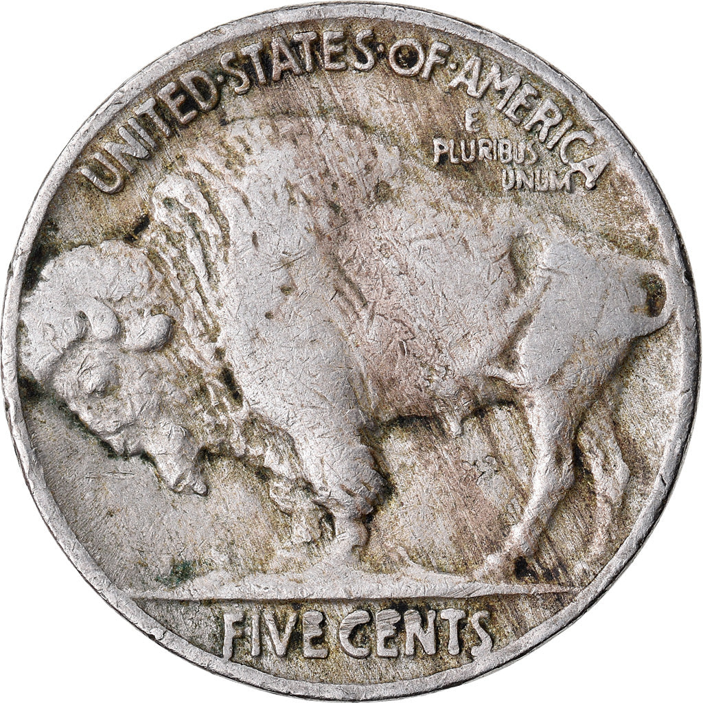 Monnaie, États-Unis, Buffalo Nickel, 5 Cents, 1929, U.S. Mint, Philadelphie