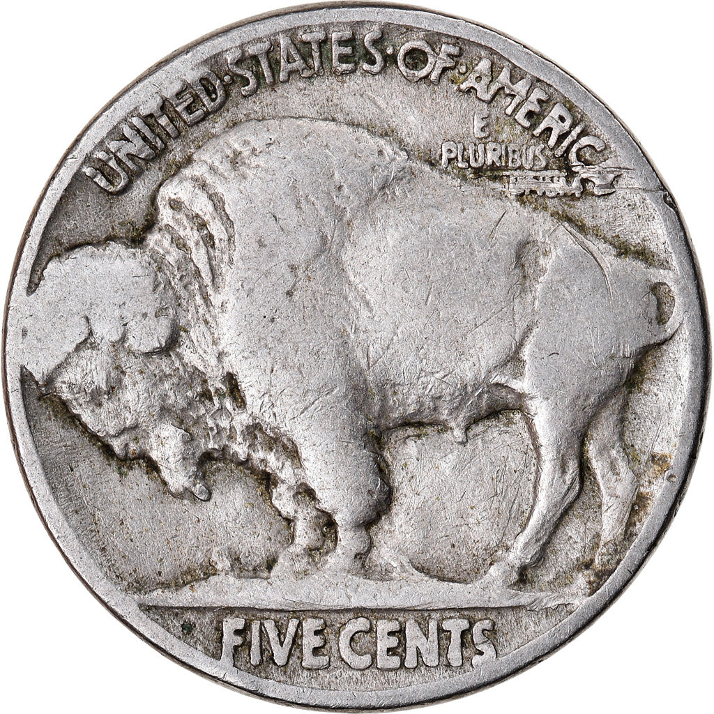 Moneta, USA, Buffalo Nickel, 5 Cents, 1929, U.S. Mint, Philadelphia, VF(20-25)