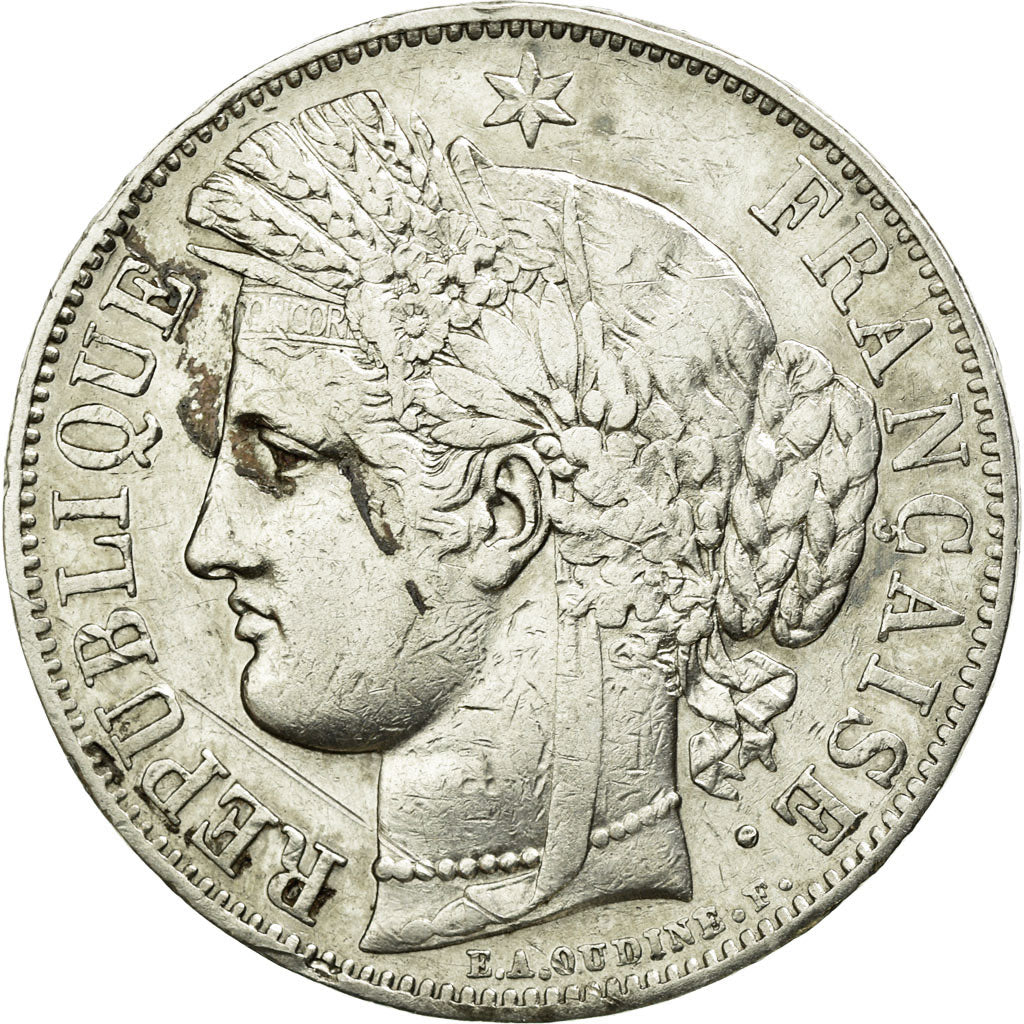 Monnaie, France, Cérès, 5 Francs, 1849, Paris, TB+, Argent, KM:761.1