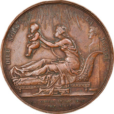 France, Medal, Naissance du Comte de Chambord, 1820, Gayrard, EF(40-45), Copper