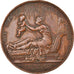 France, Medal, Naissance du Comte de Chambord, 1820, Gayrard, EF(40-45), Copper
