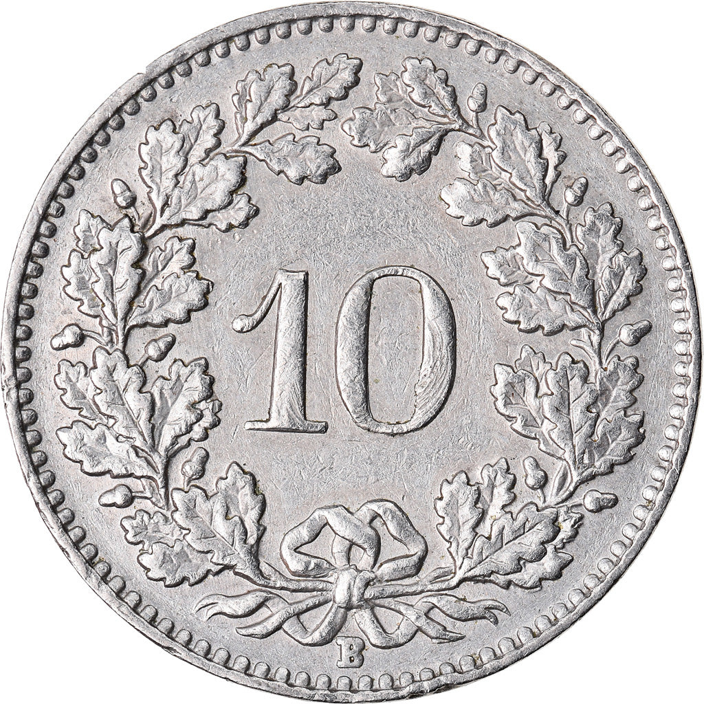 Coin, Switzerland, 10 Rappen, 1959, Bern, EF(40-45), Copper-nickel, KM:27