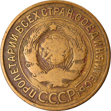 Coin, Russia, 3 Kopeks, 1932, VF(20-25), Aluminum-Bronze, KM:93