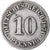 Moneda, ALEMANIA - IMPERIO, Wilhelm I, 10 Pfennig, 1874, Frankfurt, BC+, Cobre -