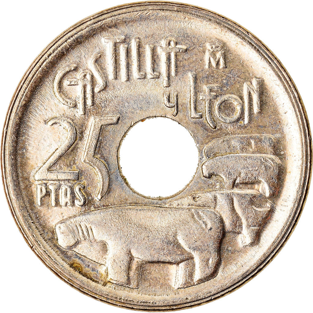 Coin, Spain, Juan Carlos I, 25 Pesetas, 1995, Madrid, AU(55-58)
