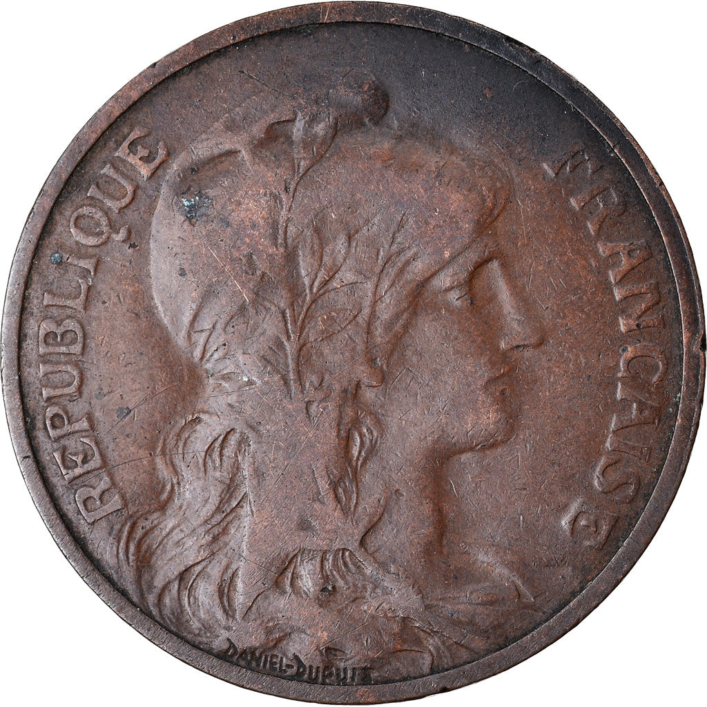 Coin, France, Dupuis, 5 Centimes, 1902, Paris, VF(20-25), Bronze, KM:842