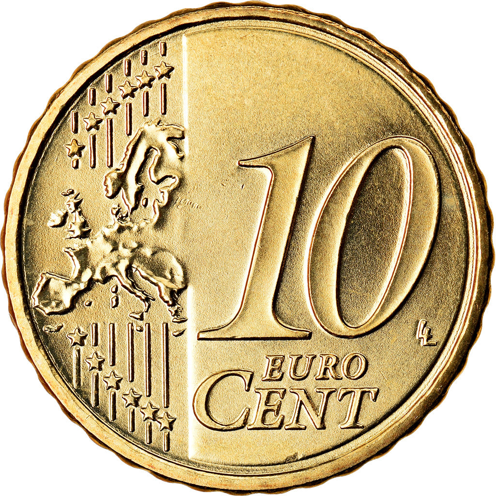 Austria, 10 Euro Cent, 2009, Vienna, MS(63), Mosiądz, KM:3139