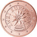Oostenrijk, 2 Euro Cent, 2009, UNC-, Copper Plated Steel, KM:3083