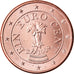 Austria, Euro Cent, 2009, Vienna, MS(63), Miedź platerowana stalą, KM:3082