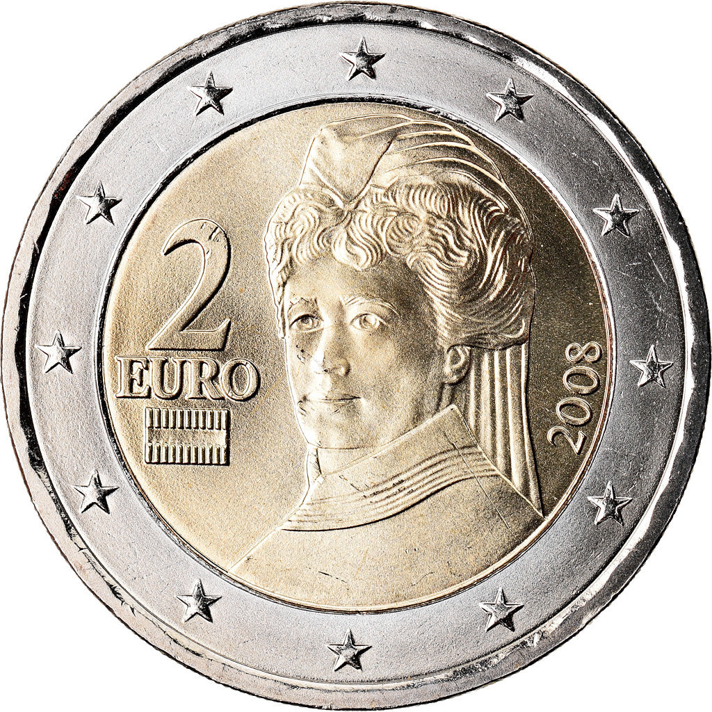 Austria, 2 Euro, 2008, SPL, Bi-metallico, KM:3143