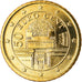 Österreich, 50 Euro Cent, 2008, UNZ, Messing, KM:3141
