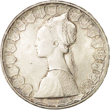 Coin, Italy, 500 Lire, 1958, Rome, AU(55-58), Silver, KM:98