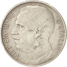 Italien, Vittorio Emanuele III, 50 Centesimi,1919,Rome,EF(40-45),Nickel,KM 61.1