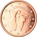 Cypr, 5 Euro Cent, 2008, Kremnica, MS(63), Miedź platerowana stalą, KM:80