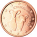 Zypern, 5 Euro Cent, 2008, UNZ, Copper Plated Steel, KM:80
