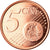 Chipre, 5 Euro Cent, 2008, MS(63), Aço Cromado a Cobre, KM:80