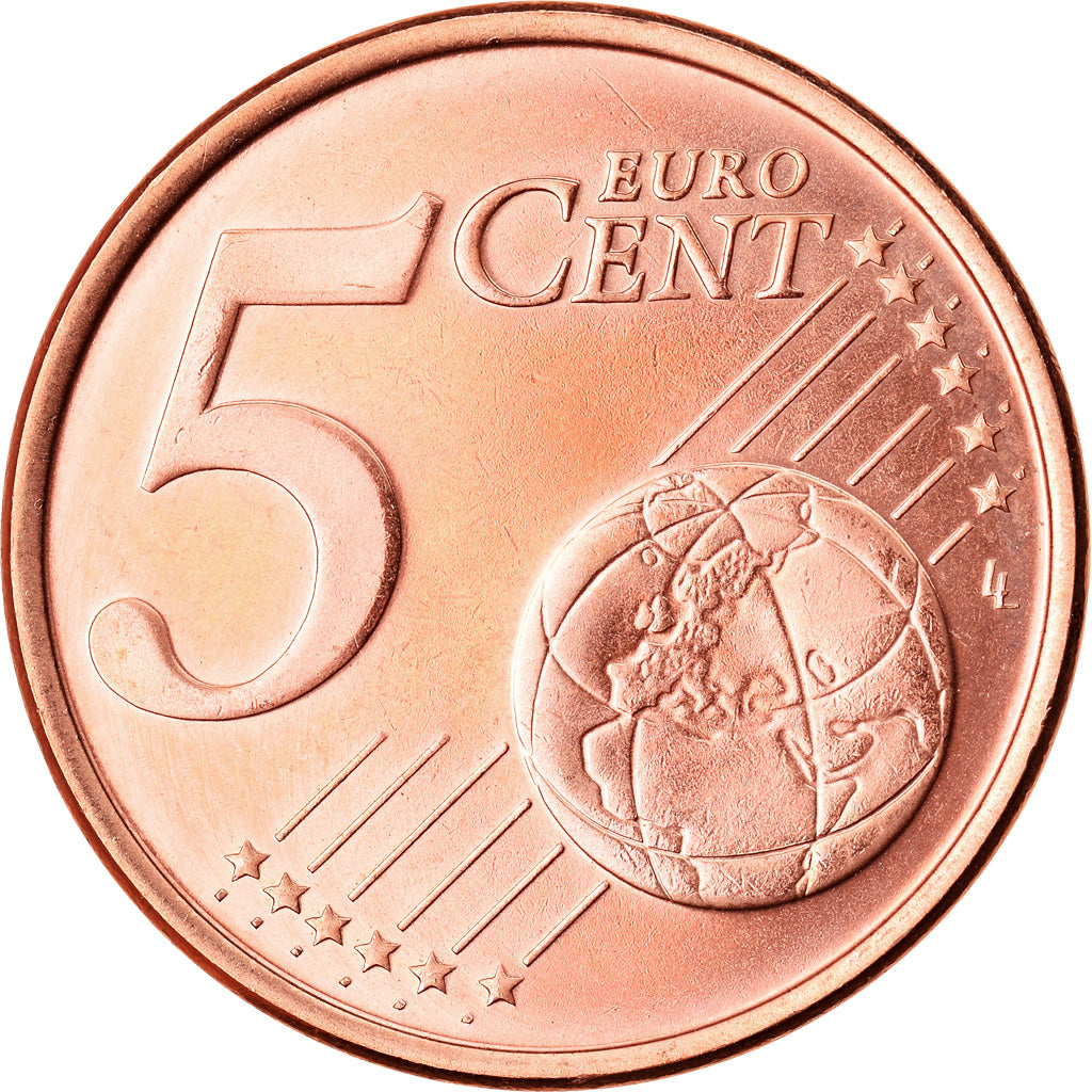 Cipro, 5 Euro Cent, 2008, SPL, Acciaio placcato rame, KM:80