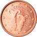 Moneta, Cipro, Euro Cent, 2008, SPL, Acciaio placcato rame, KM:78