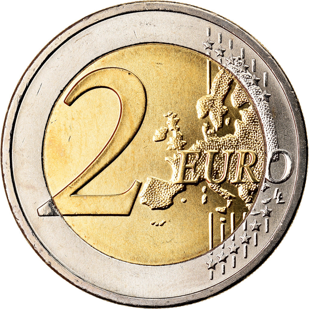 Cyprus, 2 Euro, 2010, MS(63), Bi-Metallic, KM:85