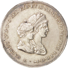 Coin, ITALIAN STATES, TUSCANY, Charles Louis, 10 Lire, 1807, AU(55-58), Silver